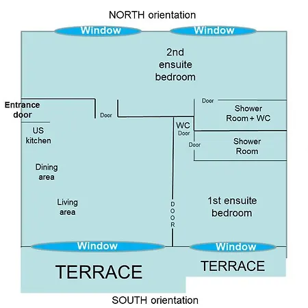 Carlton Area: New 2 Beds / 2 Baths 칸느